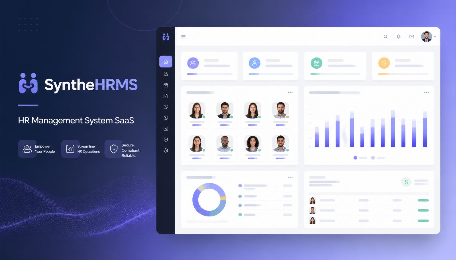 SyntheHRMS — HR Management System SaaS — SaaS project by SM Ashiqurzamman